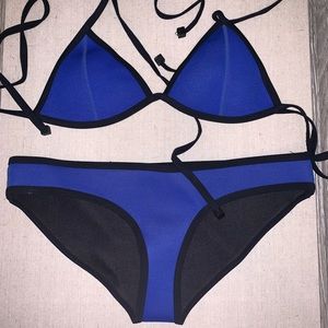 Electric blue Traingl swimsuit